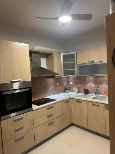 Dapur atau dapur kecil di L D House Lagonisi