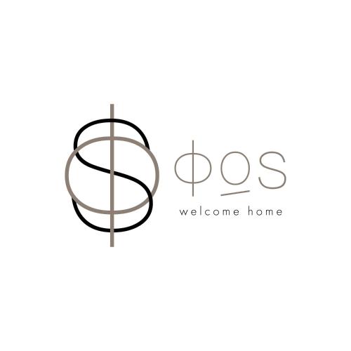 a logo for a wellness home at FOS Kastoria in Kastoria