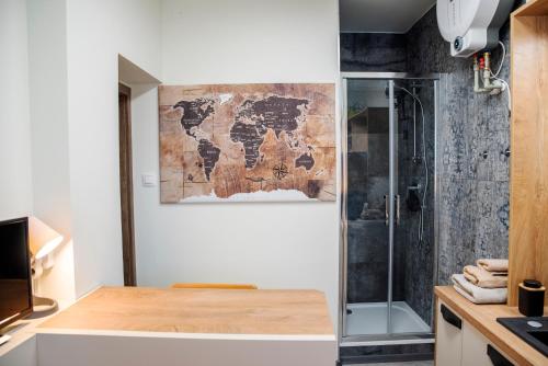 Koupelna v ubytování Apartmán u Horynů - Hýblova