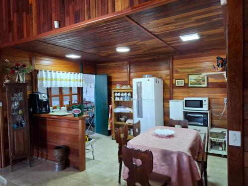 Køkken eller tekøkken på Lugar de paz e sossego