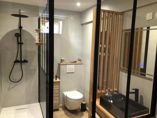 Kupatilo u objektu Appartement Risoul