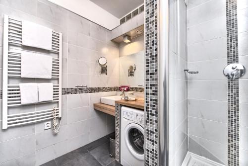 Ванная комната в Ostrovni 7 Apartments