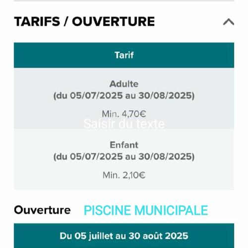 a screenshot of a cell phone screen with the termsutes supreme text at Ustou Guzet neige, appartement de 32 M2 avec balcon dans les Pyrénées aux pieds des pistes in Ustou