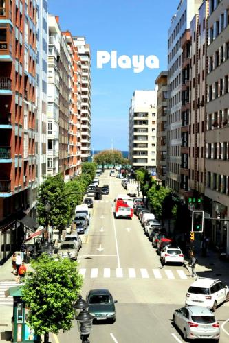 Rocamar Centro Playa San Lorenzo - PARKING GRATUITO