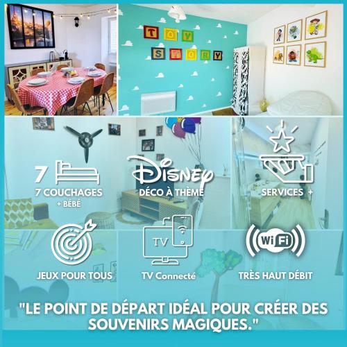 Maison WonderLodge - Déco Disney - Jeux pour tous - Proche Disney et Paris
