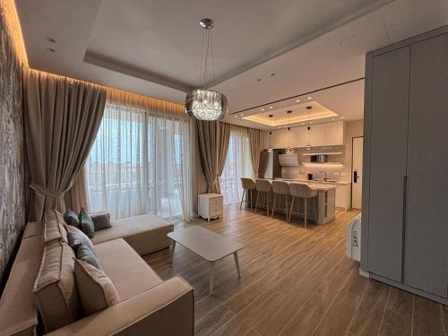 เตียงในห้องที่ Turquoise Poolside Thymus Resort 34-1