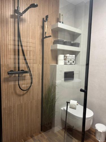 Un baño de JW Apartments