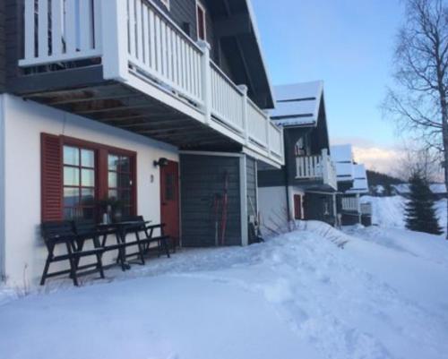 Το Mysig lägenhet i Tegefjäll τον χειμώνα