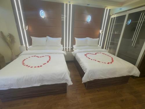 Katil atau katil-katil dalam bilik di Paradise free WiFi C201