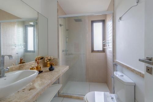 Koupelna v ubytování Apartamento Térreo APÊ PARAÍSO - Iberostate Praia do Forte - Mediterrâneo II