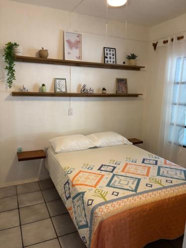 Postel nebo postele na pokoji v ubytování Casa Jardín