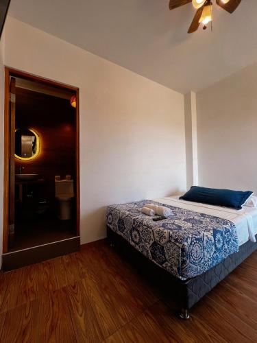 Postel nebo postele na pokoji v ubytování Gamora Hotel Playa