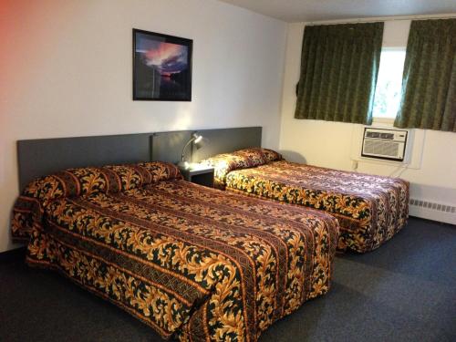 Postel nebo postele na pokoji v ubytování Plains Motor Inn