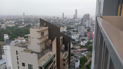 a view of a city from the top of a building at Colombo, Trizen Luxury Apartments, Sri Lanka in Colombo
