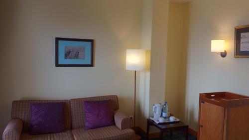 Χώρος καθιστικού στο Golden Tulip Caramulo