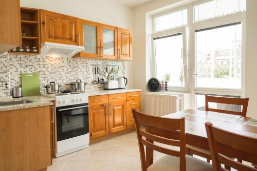 Кухня или мини-кухня в Čajkovskij Apartments
