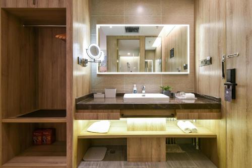 Koupelna v ubytování Atour Hotel Dalian Lvshunkou