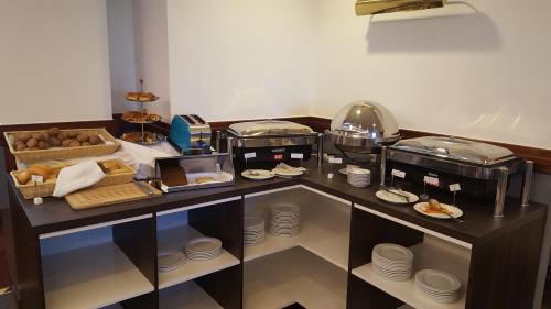 Kuchyň nebo kuchyňský kout v ubytování Best Western Hotel Cologne Airport Troisdorf