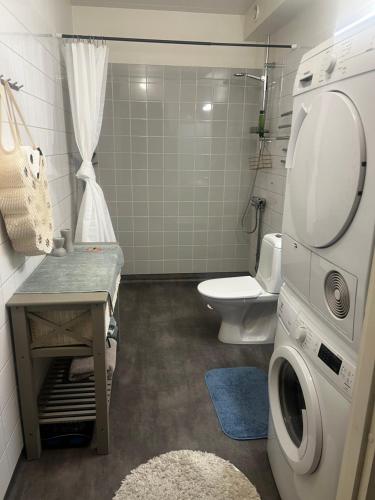 Koupelna v ubytování Comfortable room in Stockholm - Close to central Stockholm