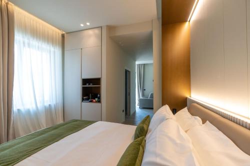 Cama o camas de una habitación en Villa Verdeoro