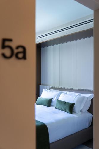 Cama o camas de una habitación en Villa Verdeoro