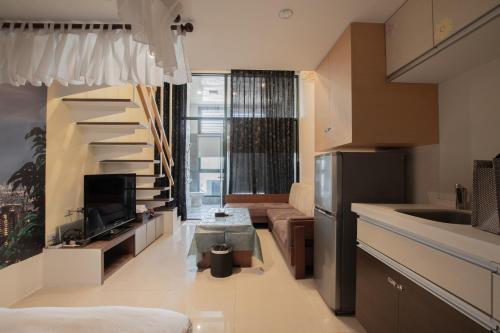 Postel nebo postele na pokoji v ubytování Duoai Mineral Spring