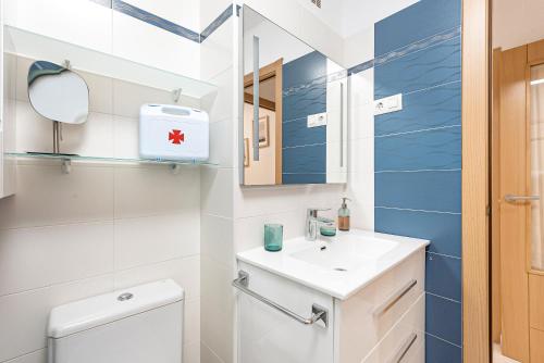 Kúpeľňa v ubytovaní Apartamento Sol Playa Torrox A55