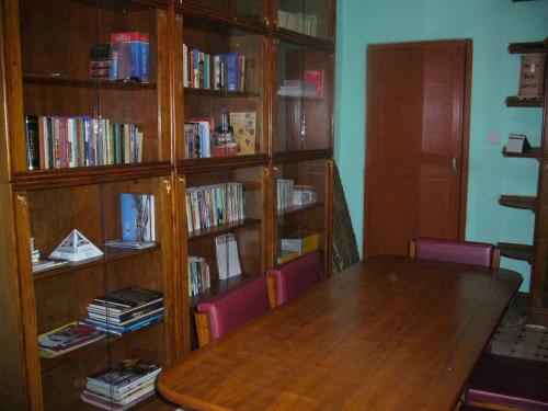 Biblioteket i den private indkvartering
