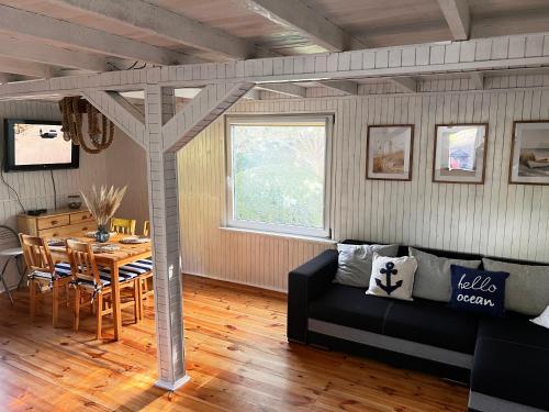 Posezení v ubytování Domek Letniskowy