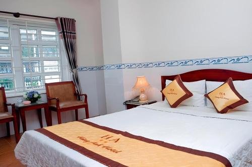 Katil atau katil-katil dalam bilik di Hung Anh Hotel