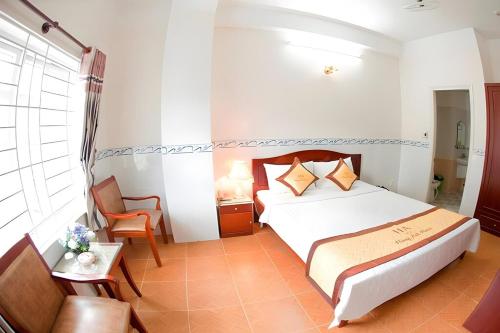 Katil atau katil-katil dalam bilik di Hung Anh Hotel