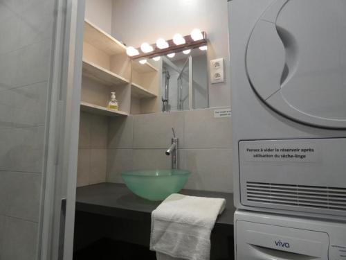 Koupelna v ubytování Notre-Dame-de-Monts - Appartement face océan - 6 pers - Animaux sur autorisation - FR-1-540-120