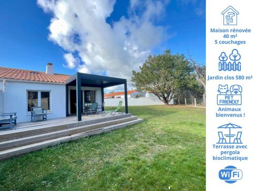 Maison Cosy à La Sauzaie avec Jardin Clôturé, Pergola Bioclimatique et WIFI - FR-1-231-314