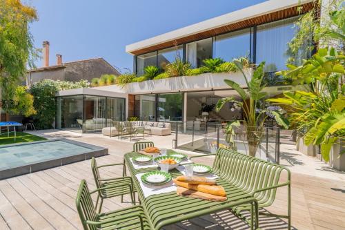 Villa Roche Blanche - Jardin tropical avec piscine