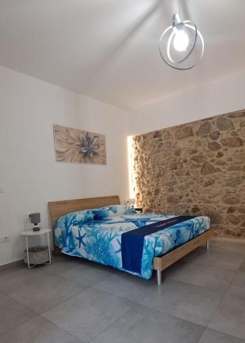 Katil atau katil-katil dalam bilik di Case Vacanze Angolo Sul Mare