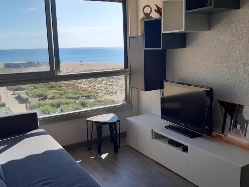 Studio Cabine pour 4 à Port Leucate avec TV, Lave-linge et Grand Frigo - FR-1-798-38