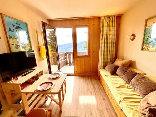 Studio ski-in/ski-out pour 2 personnes avec balcon ensoleillé - FR-1-275-224