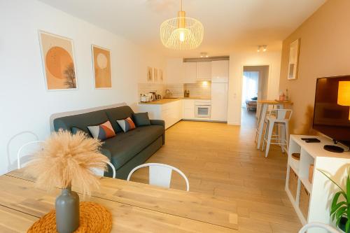 Η κουζίνα ή μικρή κουζίνα στο Appartement 3 chambres, 9P, Hyper centre Disney