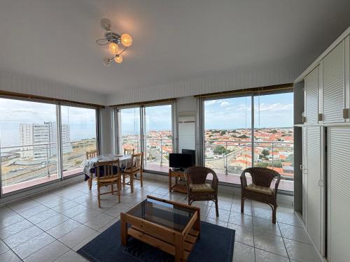 Studio avec vue mer et balcon, 10ème étage