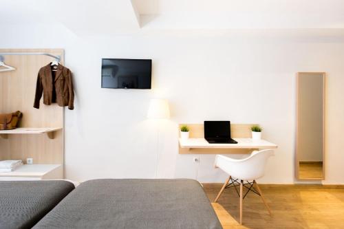 TV o dispositivi per l'intrattenimento presso Rooms Ciencias