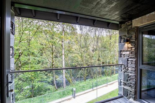 Balkón nebo terasa v ubytování Quiet 2BR Flat in Backbarrow near Lake Windermere