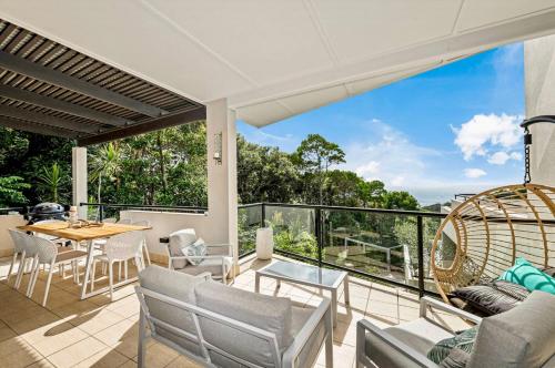 Μπαλκόνι ή βεράντα στο Villa Essencia - Luxurious 4br, Gated, Private, Pool