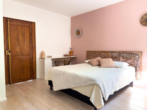 Ένα ή περισσότερα κρεβάτια σε δωμάτιο στο Villa de Florence