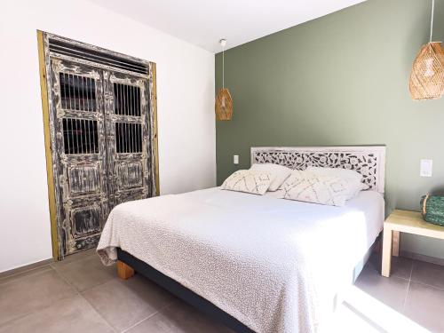 Ένα ή περισσότερα κρεβάτια σε δωμάτιο στο Villa de Florence