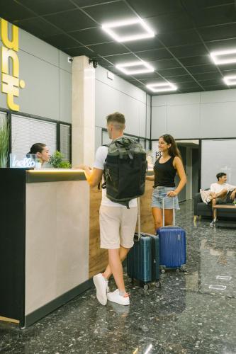 Επισκέπτες που μένουν στο U-nit Hostel Central Park