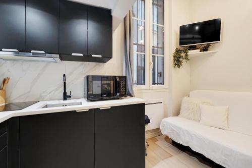 Nhà bếp/bếp nhỏ tại studio Belleville