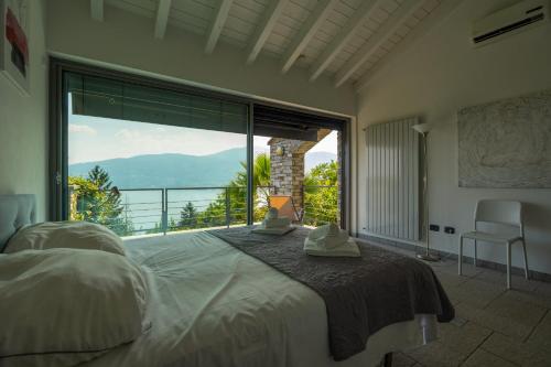 Katil atau katil-katil dalam bilik di Gli Archi House & Spa