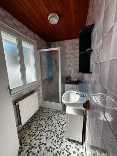 Mimabriza tesisinde bir banyo