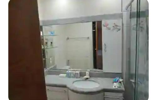 Koupelna v ubytování Apartamento na Beira-mar em Fortaleza