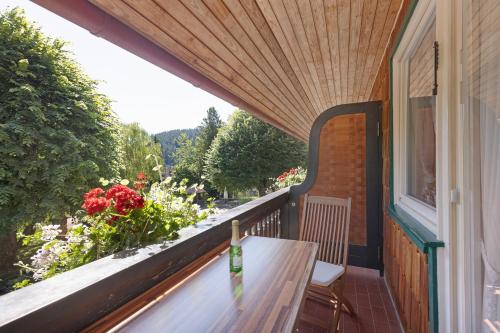 Balkón nebo terasa v ubytování Gästehaus Löwen